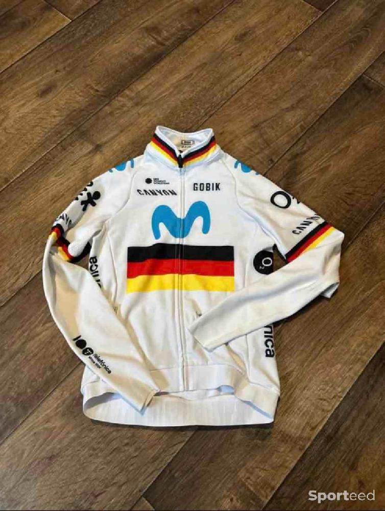 Vélo route - Veste de cyclisme pour femme Team Movistar taille S  - photo 1