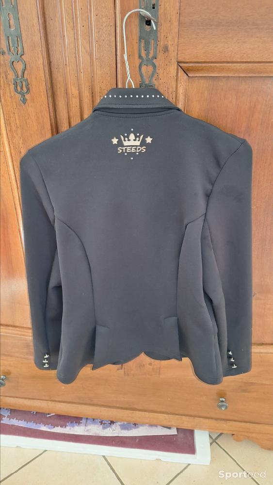 Equitation - Veste de concours steeds avec strass taille 152 - photo 4