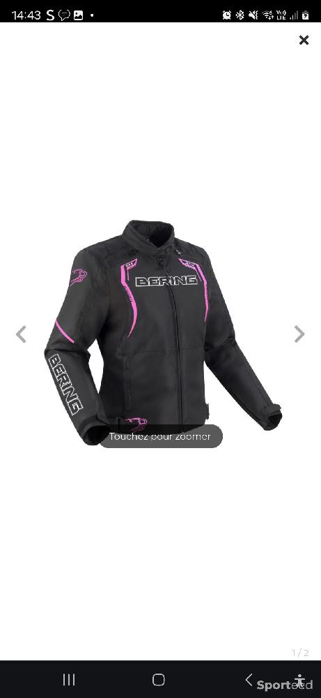 Moto route - Blouson moto femme BERING T4,* - photo 2