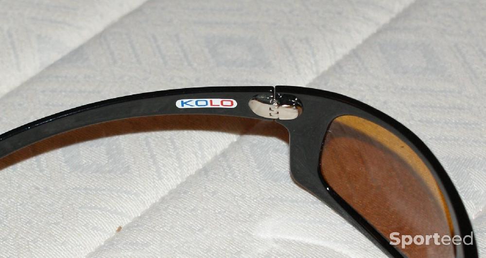 Vélo route - Lunettes de soleil - marque 'kolo' - polarized - noire - photo 3