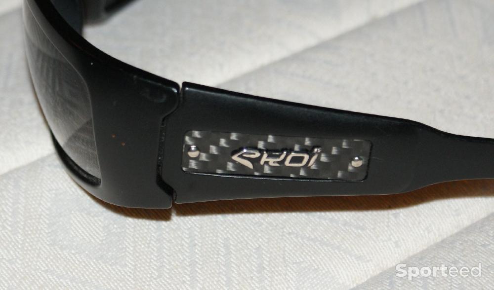 Vélo route - Lunettes de soleil 'ekoi' - 'star2 carbon' - cat3 - noire - photo 4