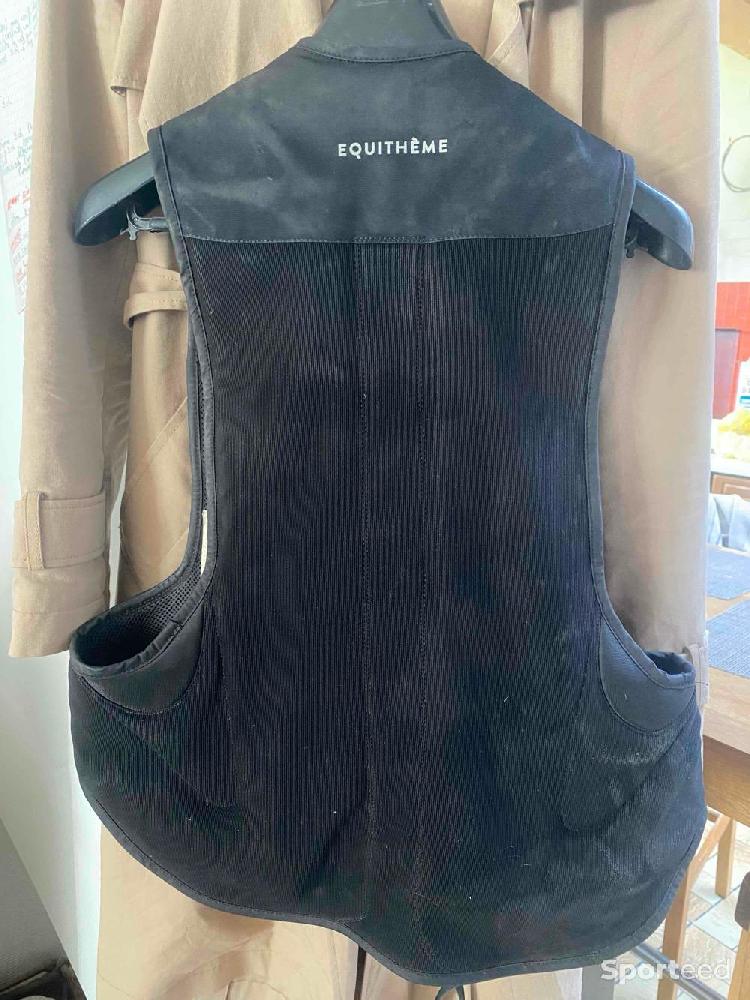 Equitation - Gilet de protection EQUI-THÈME “Air”- gilet air bag - taille 14 ans + 3 cartouche - photo 2