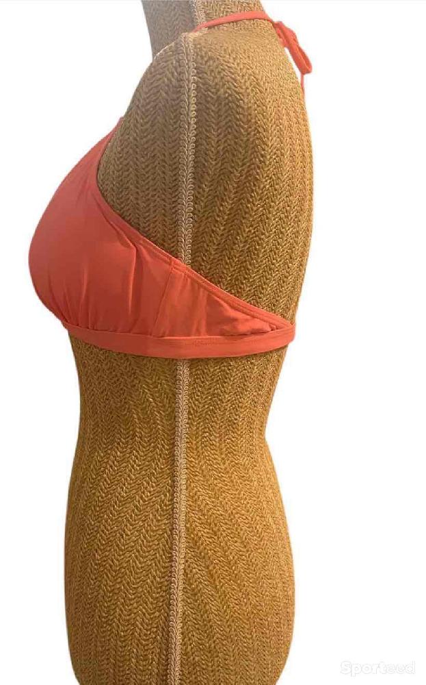 Natation - Haut de maillot de bain à coque corail Ardène Swim - photo 2