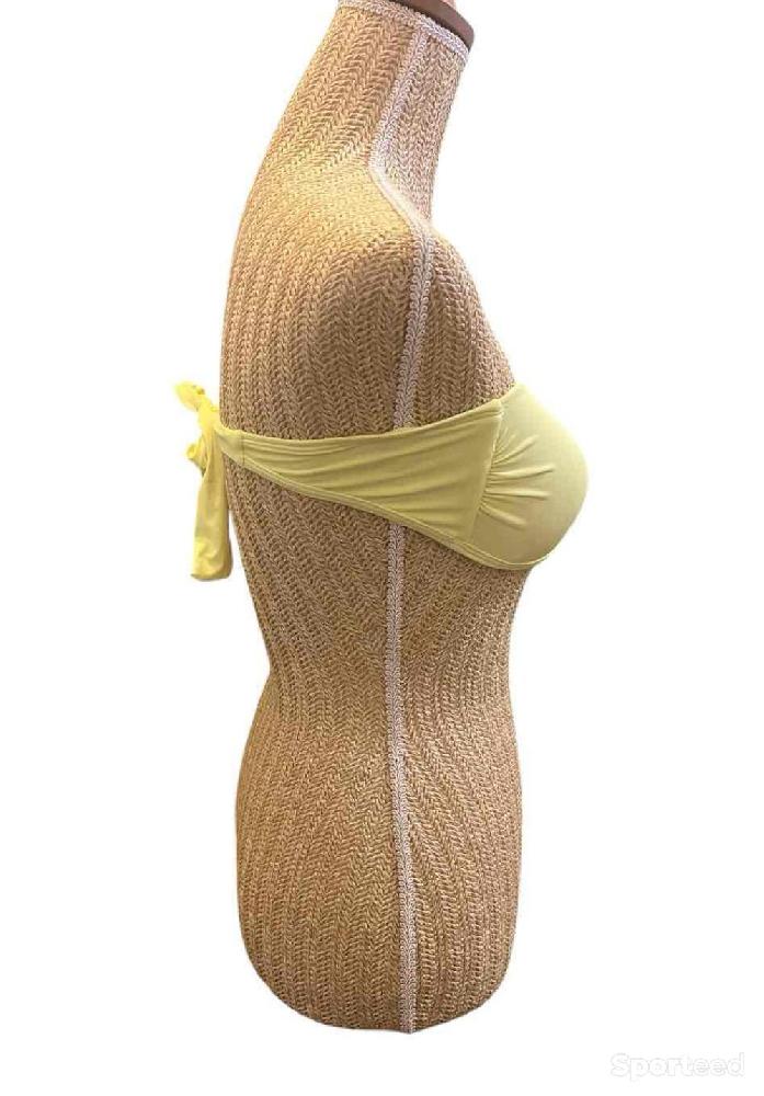 Natation - Haut de maillot de bain à coque jaune fluo, Ardène Swim - photo 2