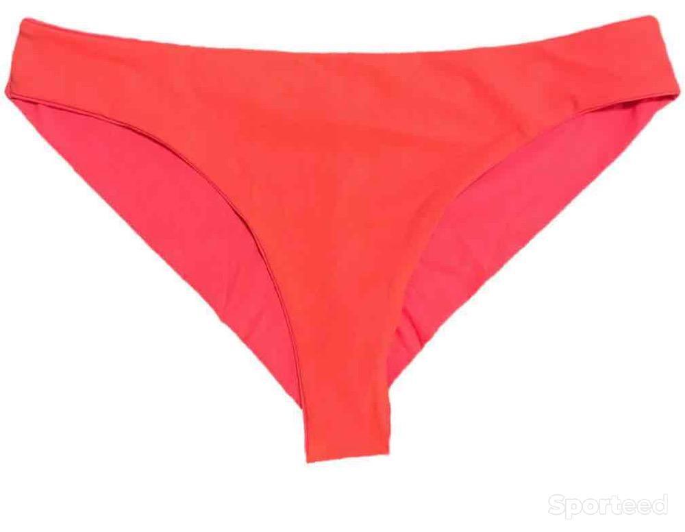 Natation - Bas de maillot de bain rose fluo échancré Bas de maillot de bain rose fluo échancré Ardène Swim - photo 1