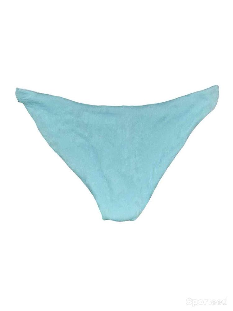 Natation - Bas maillot de bain bleu ciel coupe brésilienne Ardène Swim - photo 2