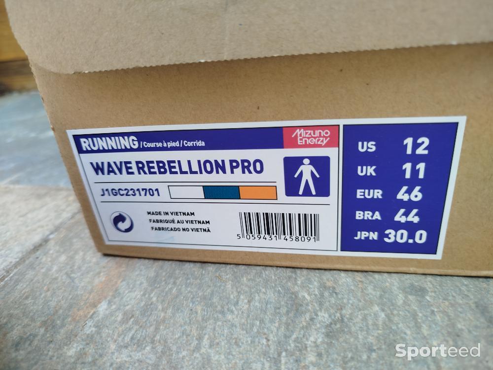 Course à pied route - Mizuno wave rebellion pro carbone  - photo 3