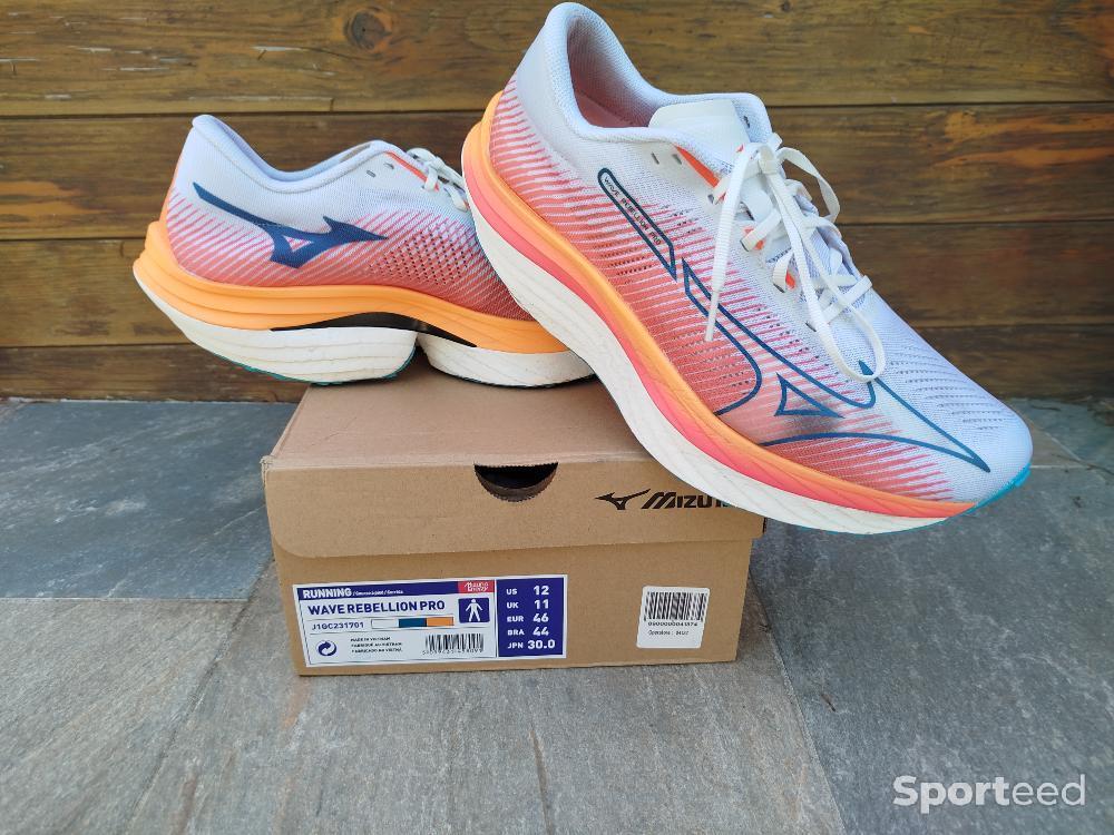 Course à pied route - Mizuno wave rebellion pro carbone  - photo 1
