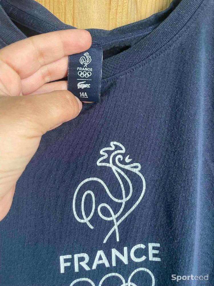 Football - T shirt Lacoste 14 ans  - photo 3
