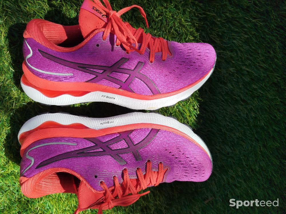 Course à pied route - Asics gel nimbus 24  - photo 2