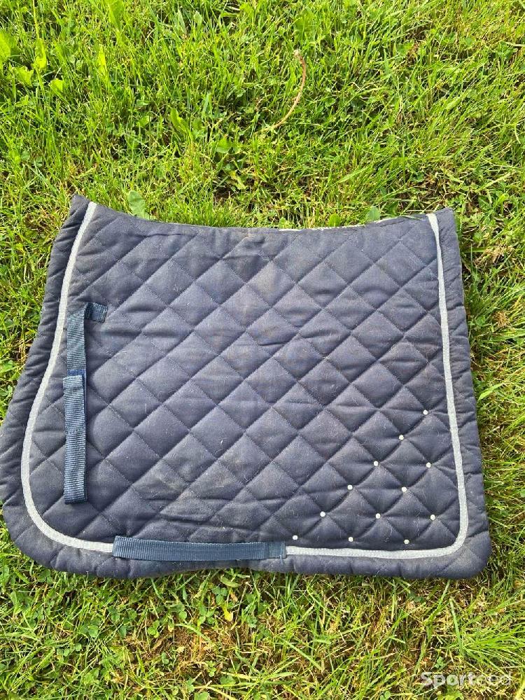 Equitation - Tapis bleu marine avec strass - photo 1