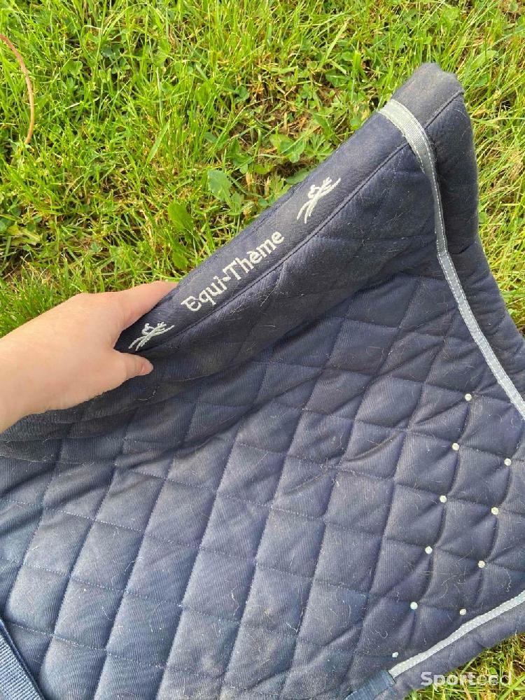 Equitation - Tapis bleu marine avec strass - photo 2