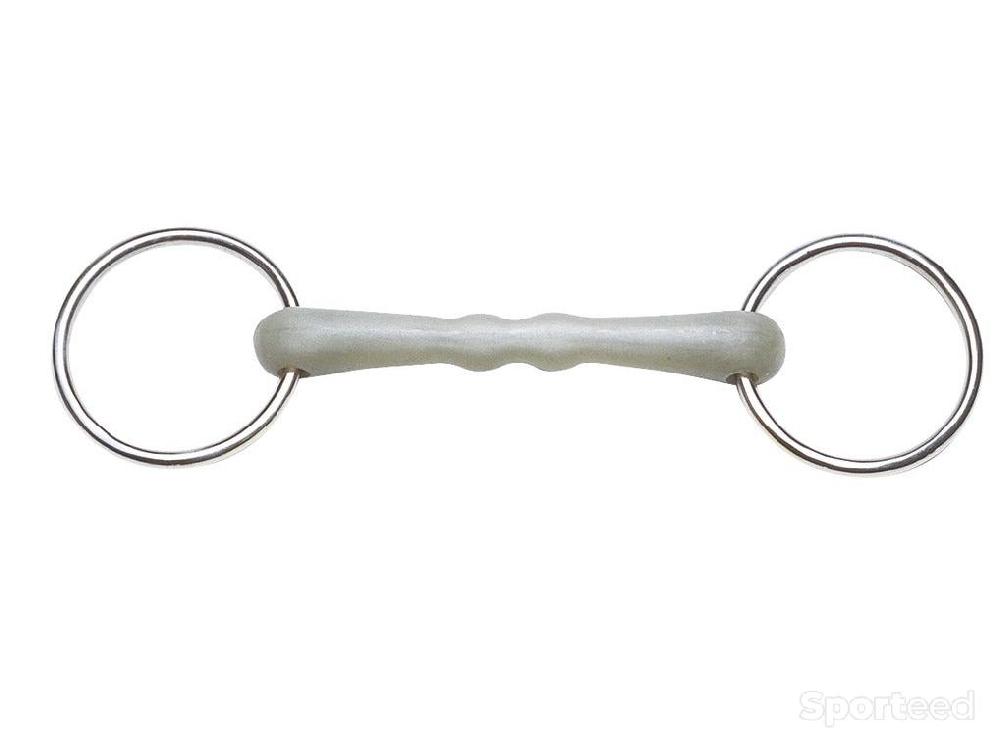 Equitation - Mors 2 Anneaux Flexi Droit 135mm - photo 1