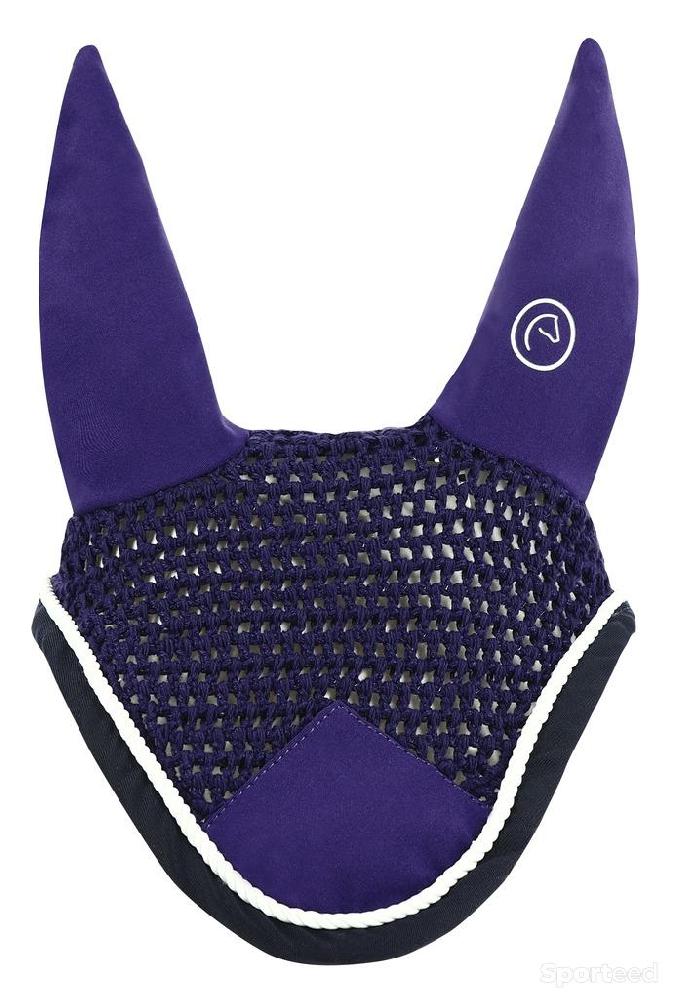 Equitation - Bonnet Chasse-mouches « Polyfun » poney violet - photo 1