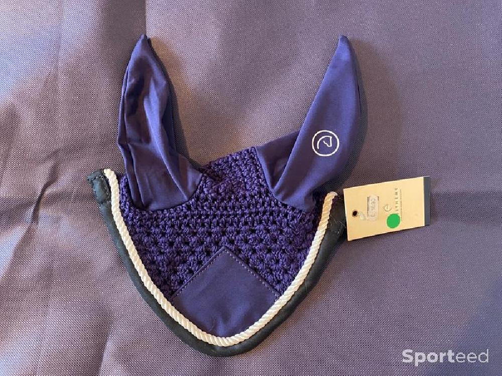 Equitation - Bonnet Chasse-mouches « Polyfun » poney violet - photo 1