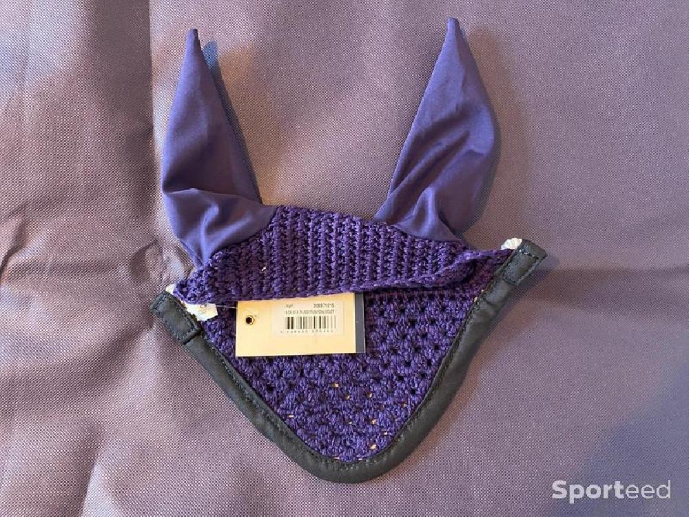 Equitation - Bonnet Chasse-mouches « Polyfun » poney violet - photo 2