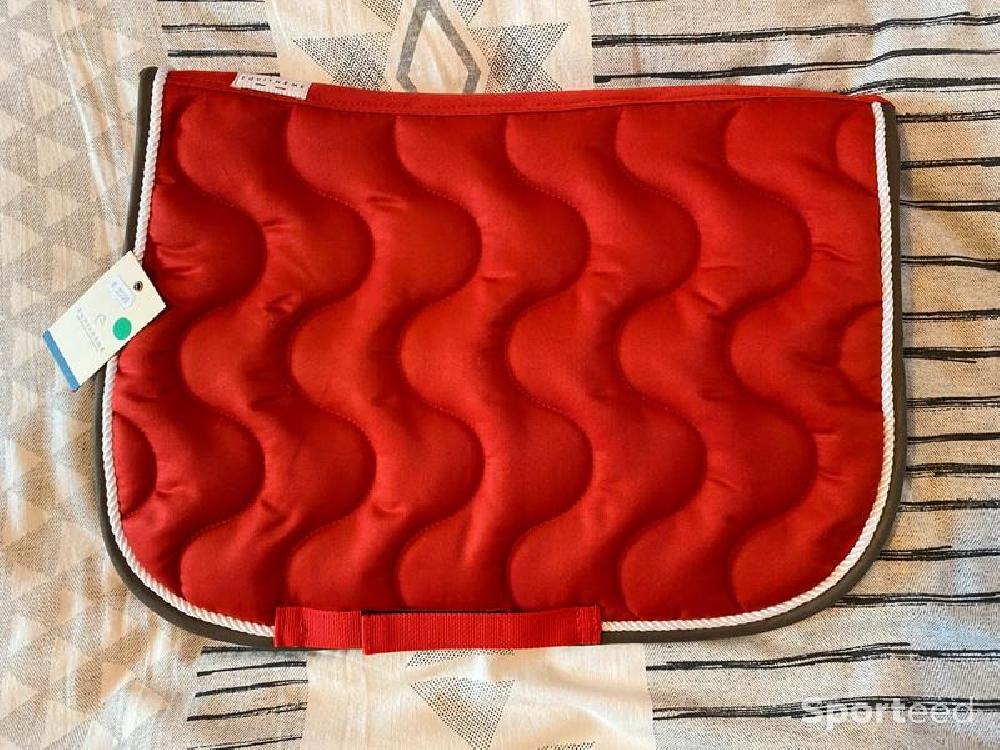 Equitation - Tapis de Selle « Polyfun » Shetland rouge - photo 1