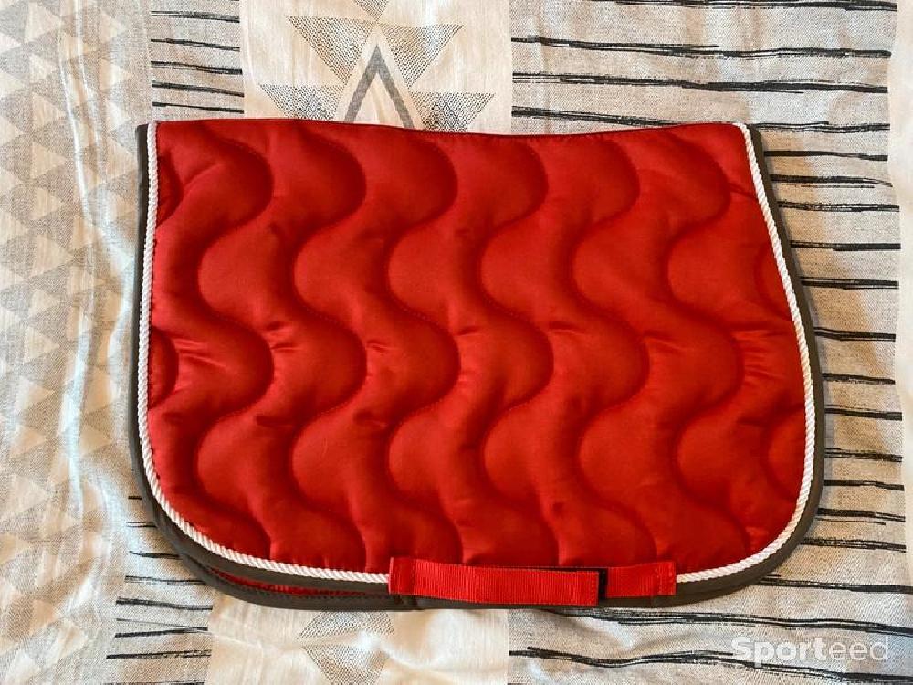 Equitation - Tapis de Selle « Polyfun » Shetland rouge - photo 2