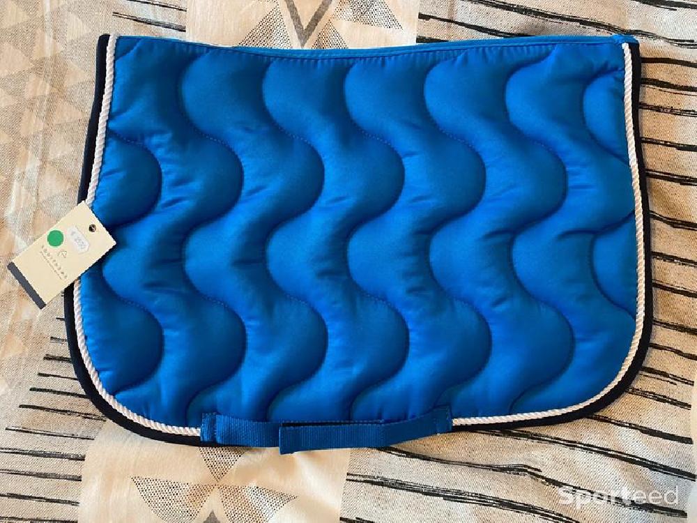 Equitation - Tapis de Selle « Polyfun » Shetland bleu - photo 1