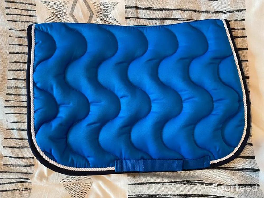 Equitation - Tapis de Selle « Polyfun » Shetland bleu - photo 2