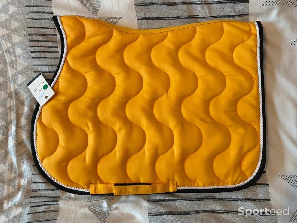 Equitation - Tapis de Selle « Polyfun » Poney jaune - photo 1