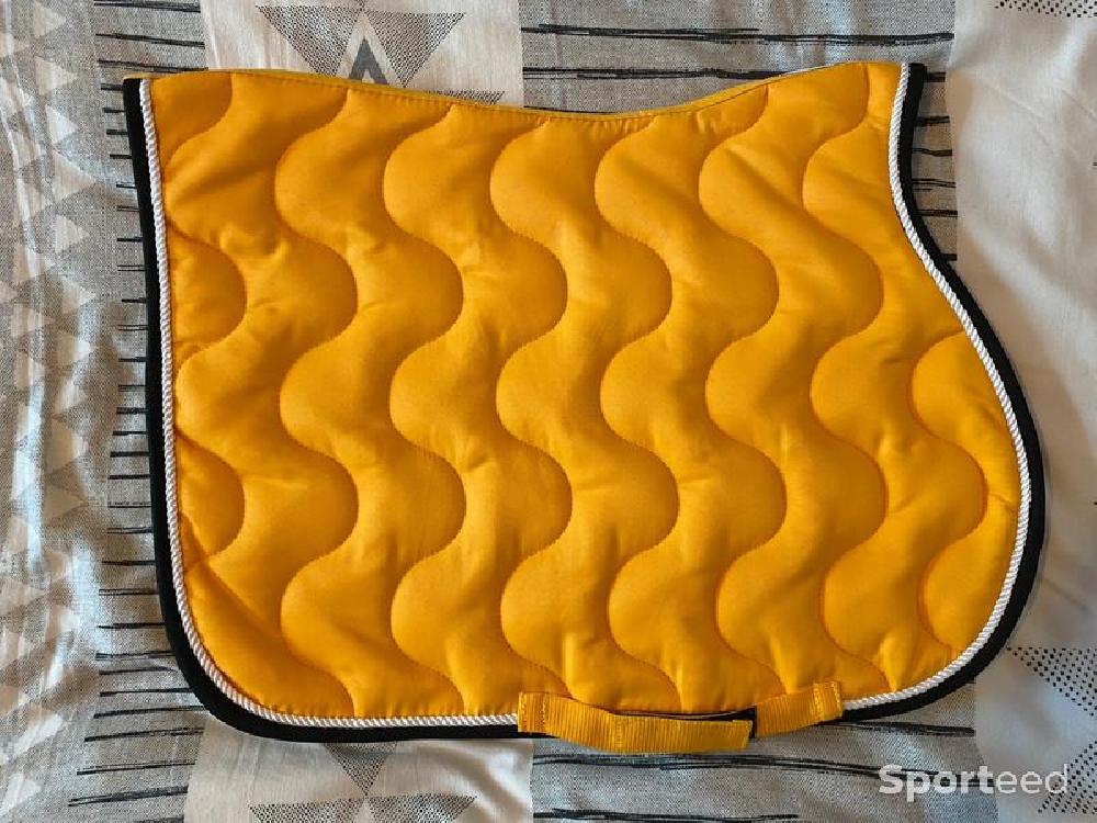 Equitation - Tapis de Selle « Polyfun » Poney jaune - photo 2