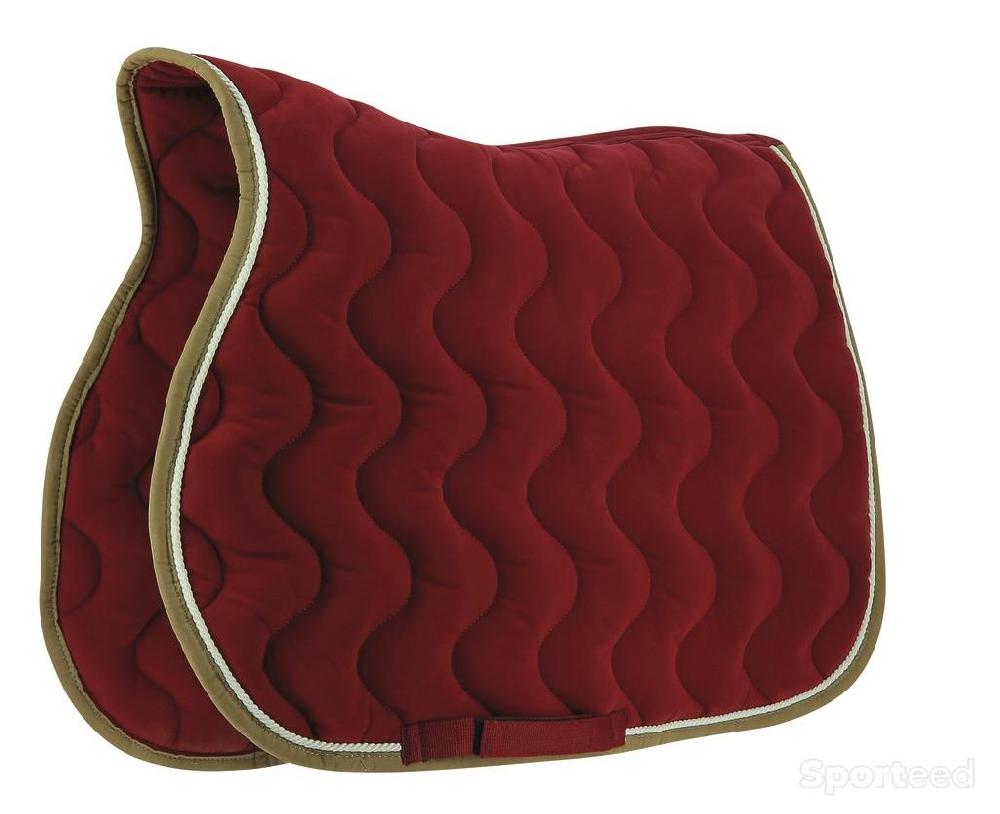 Equitation - Tapis de Selle « Polyfun » Cheval bordeaux - photo 1