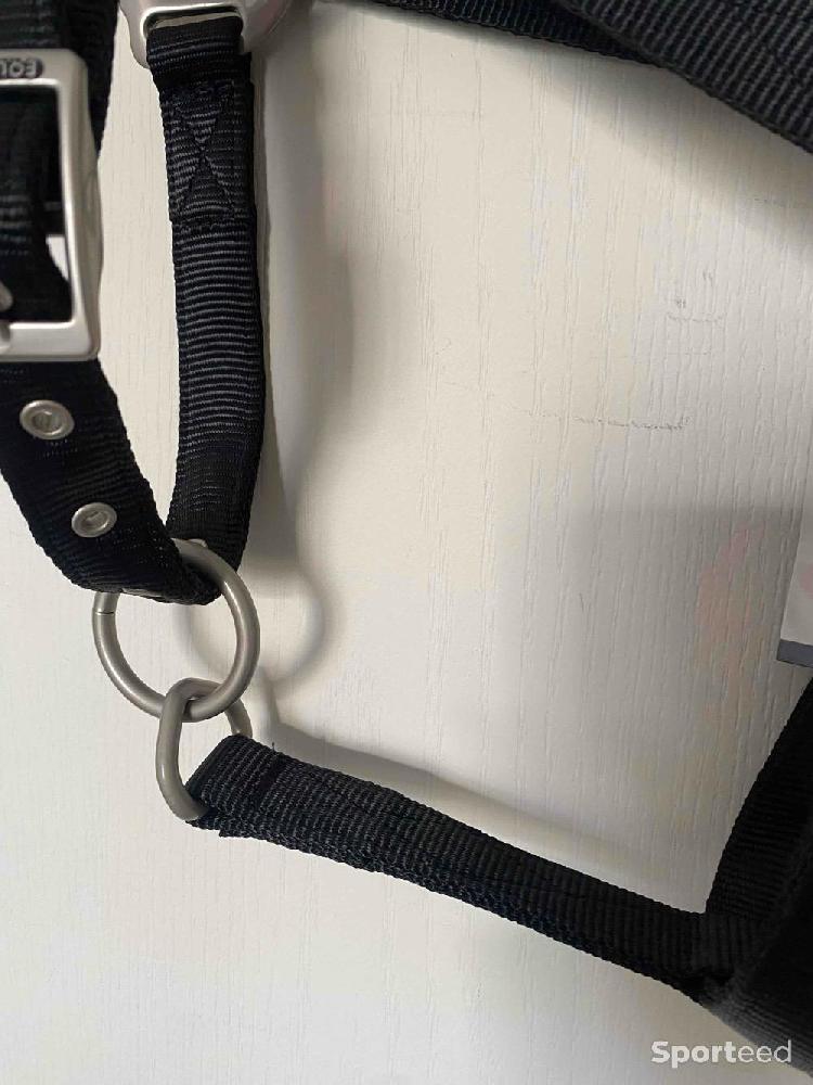 Equitation - Licol « Nylon » Cheval noir - photo 2