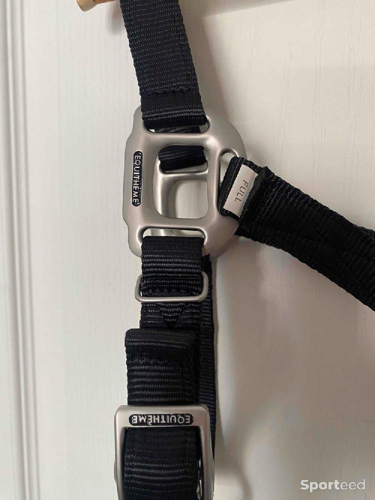 Equitation - Licol « Nylon » Cheval noir - photo 4