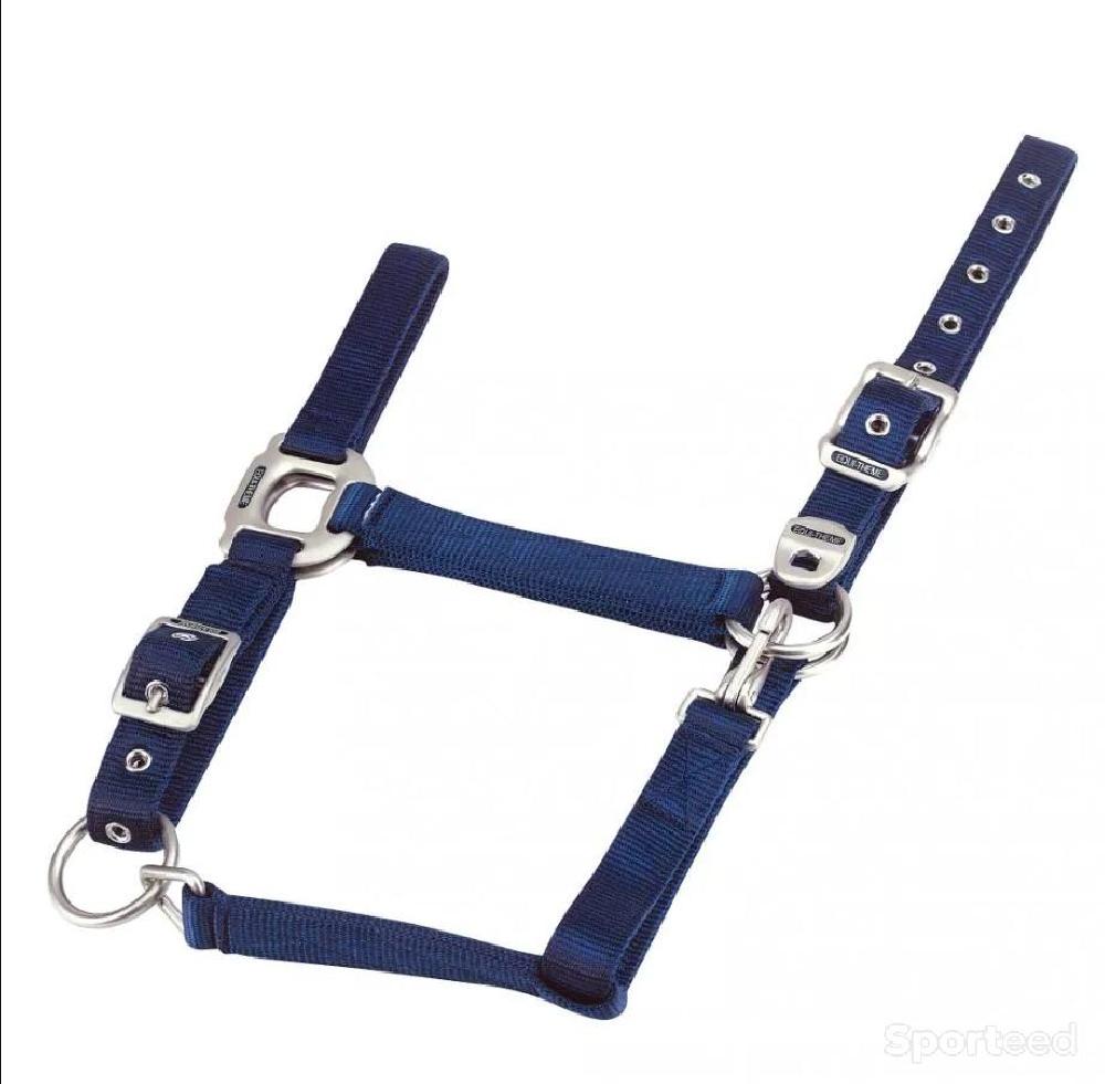 Equitation - Licol « Nylon » Cob/Pur-sang marine - photo 1
