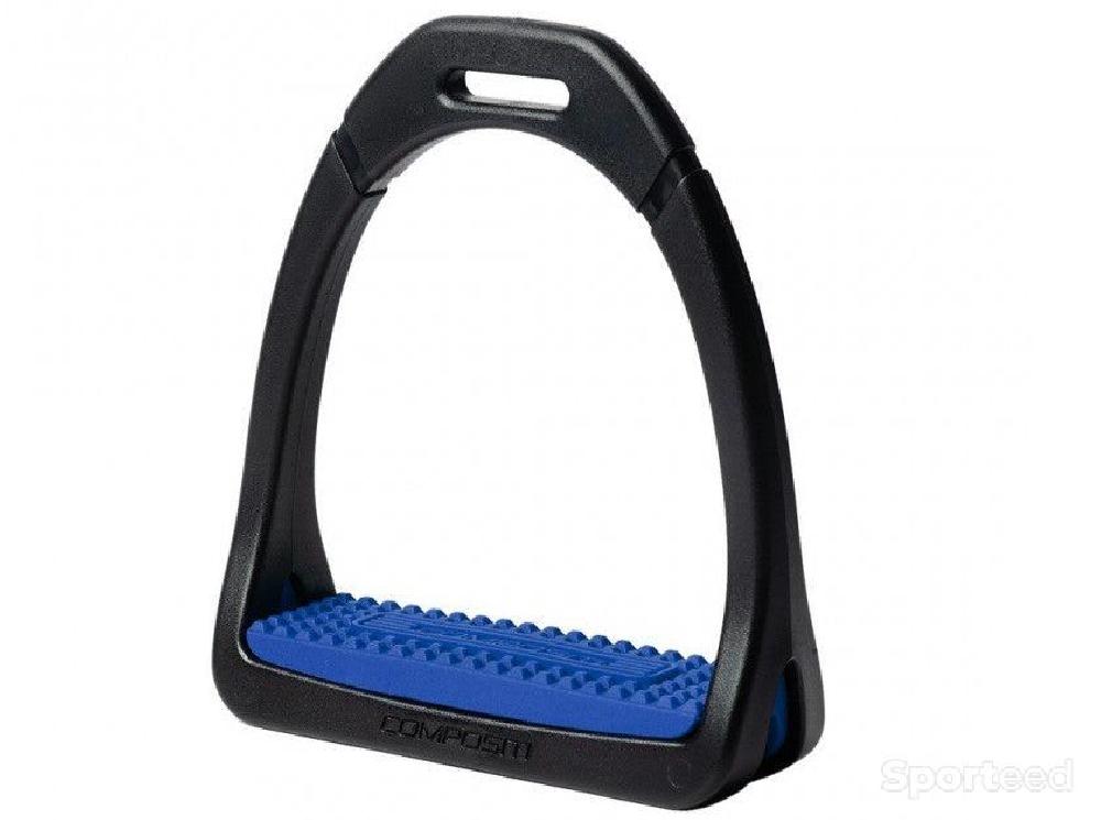 Equitation - Etriers « Premium » bleu enfant - photo 1