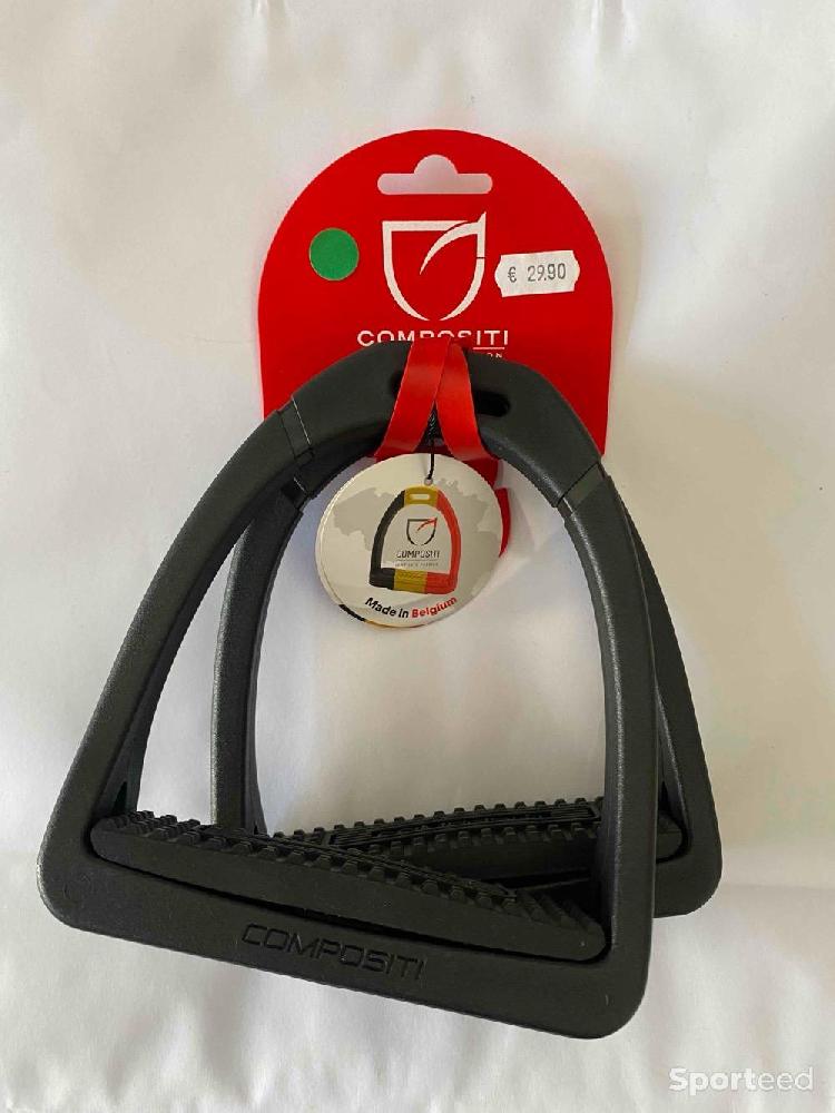 Equitation - Etriers « Premium » noir adulte - photo 1
