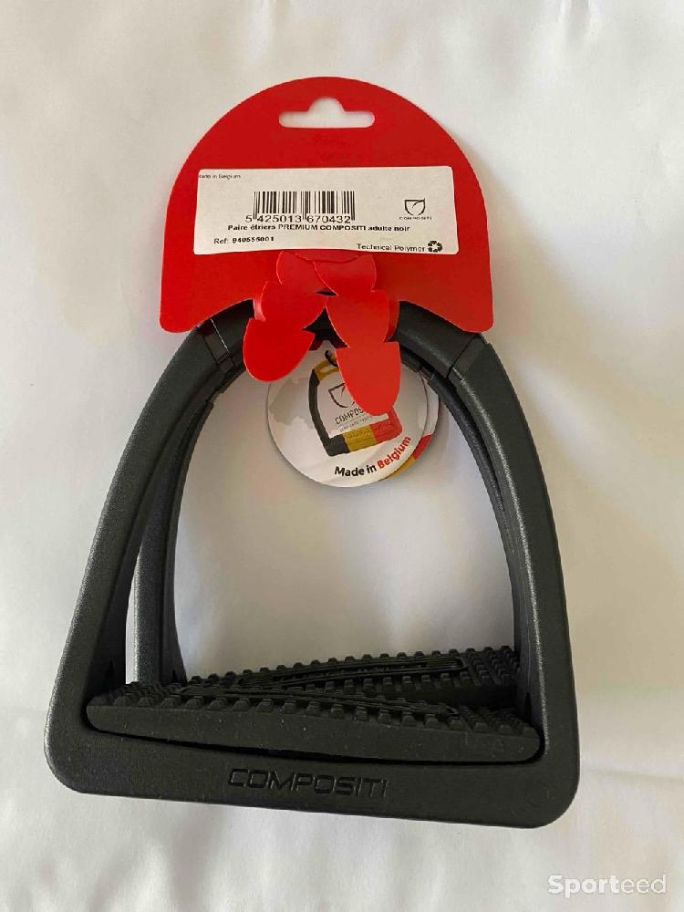 Equitation - Etriers « Premium » noir adulte - photo 3