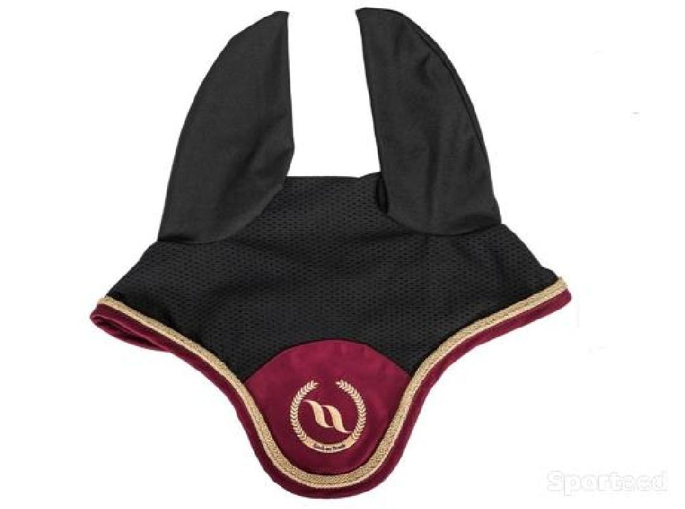 Equitation - Bonnet Chasse-mouches « Night Collection » rouge - photo 1