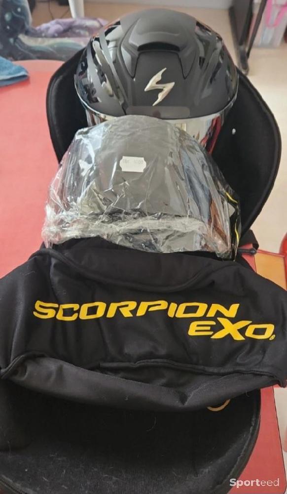 Moto route - Casque Scorpion Exo-3000 Air intégral Taille M - photo 5