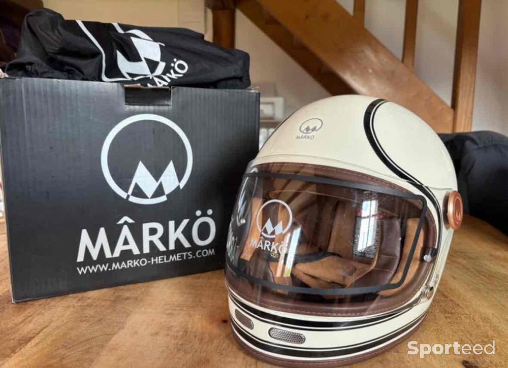 Moto route - Casque Intégral Full Moon 2 - Mârkö Helmets moto - photo 1