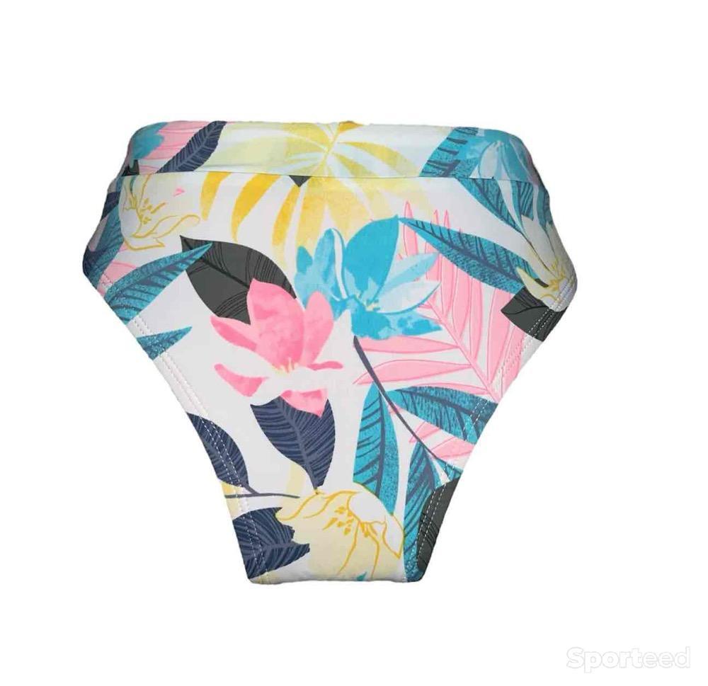 Natation - Bas maillot de bain motif floral coupe échancrée Ardène Swim - photo 1