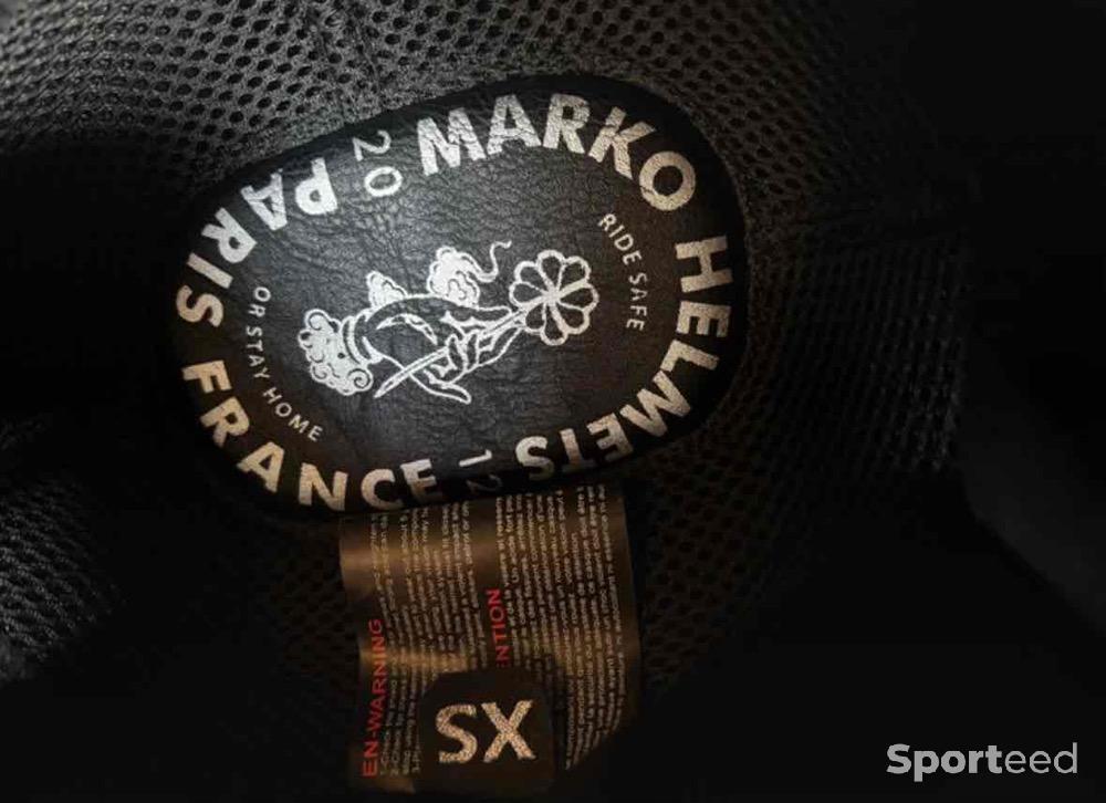 Moto route - Casque moto Dark Side Carbon - Mârkö Helmets moto - photo 5