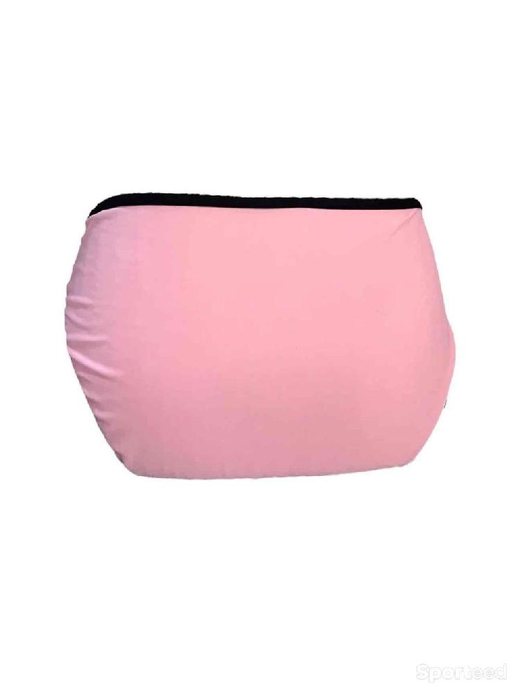 Natation - Bas maillot de bain rose pâle avec bordures noires Ardène Swim - photo 2