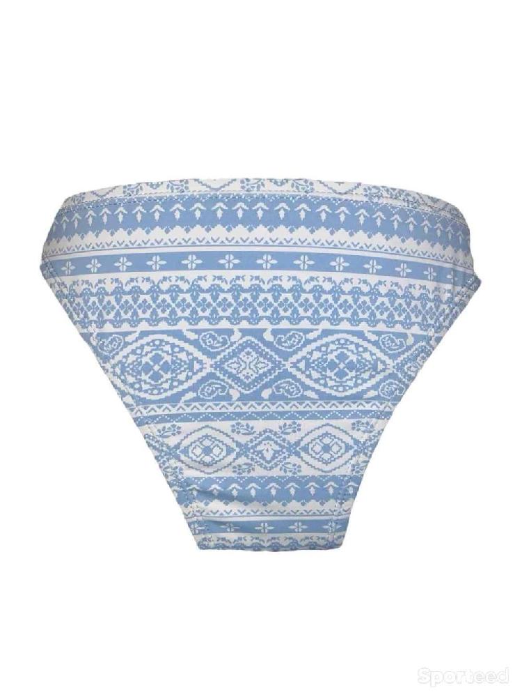 Natation - Bas maillot de bain bleu ciel motifs ethniques Ardène Swim - photo 1