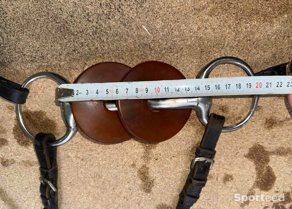 Equitation - Filet taille cheval / mors / rondelles - photo 5