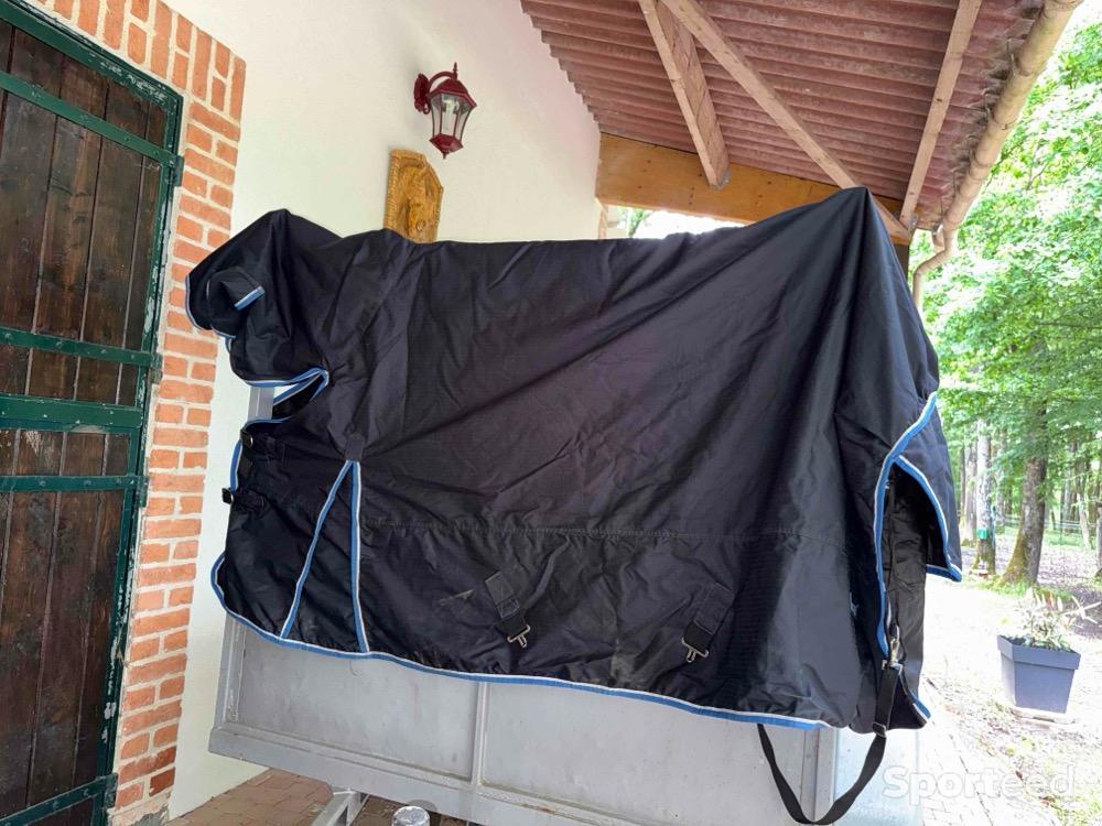 Equitation - Couverture bleu marine Horze  - photo 3
