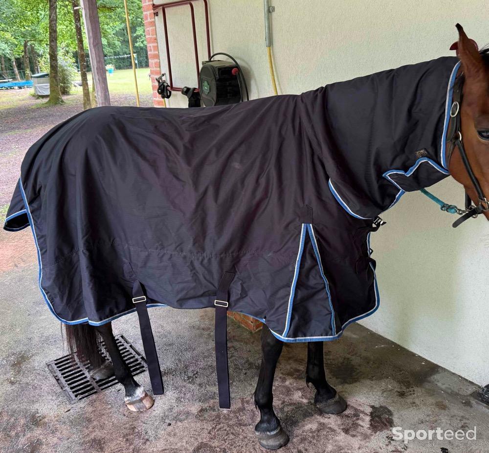 Equitation - Couverture bleu marine Horze  - photo 4
