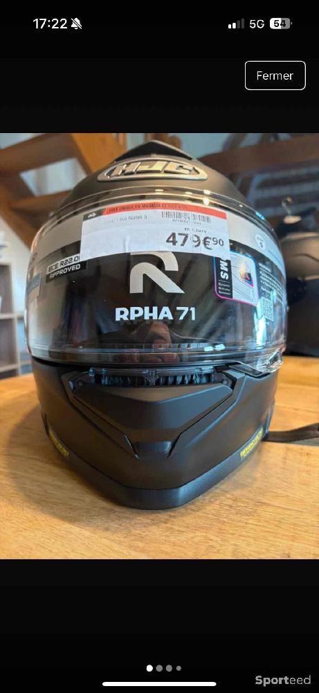 Moto route - Casque hjc - photo 1