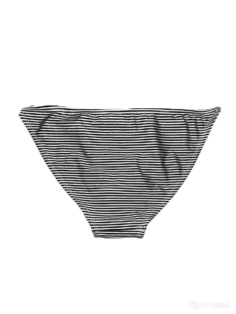 Natation - Bas maillot de bain à rayures Noir et Blanche Ardène Swim - photo 3