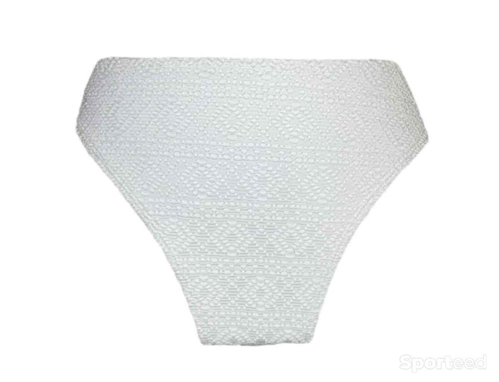 Natation - Bas maillot de bain blanc texturé Ardène Swim - photo 1