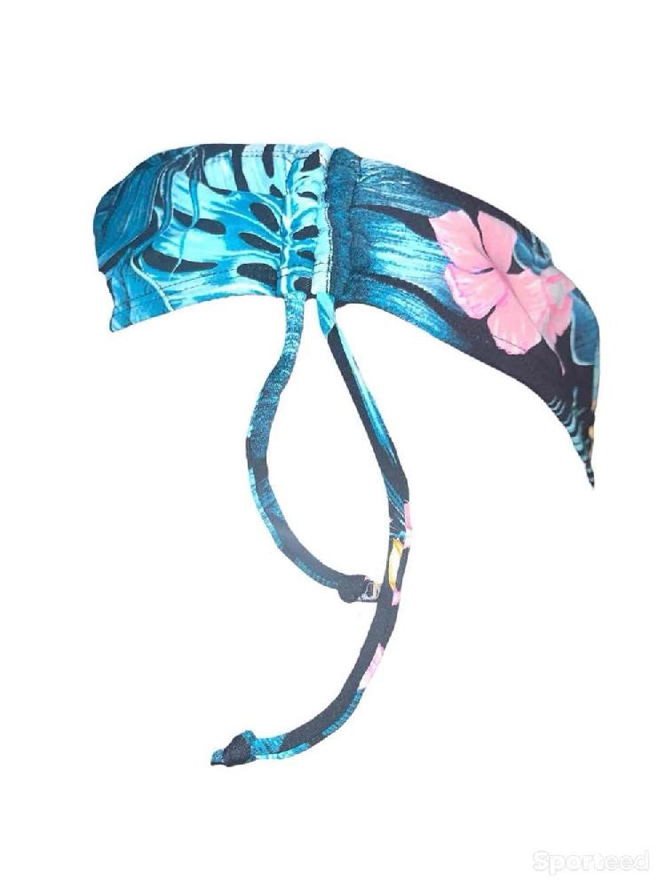 Natation - Bas maillot de bain motif floral échancré Ardène Swim - photo 3