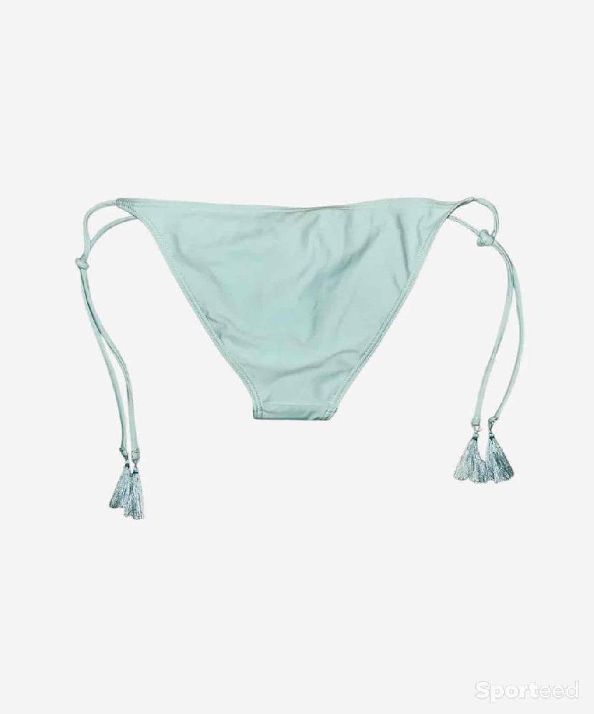 Natation - Bas maillot de bain bleu ciel bordure texturée – Ardène Swim - photo 2