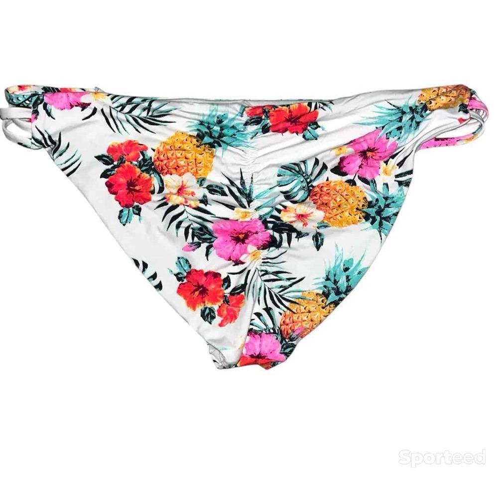 Natation - Bas maillot de bain à motifs tropicaux Style brésilienne – Ardène Swim - photo 2