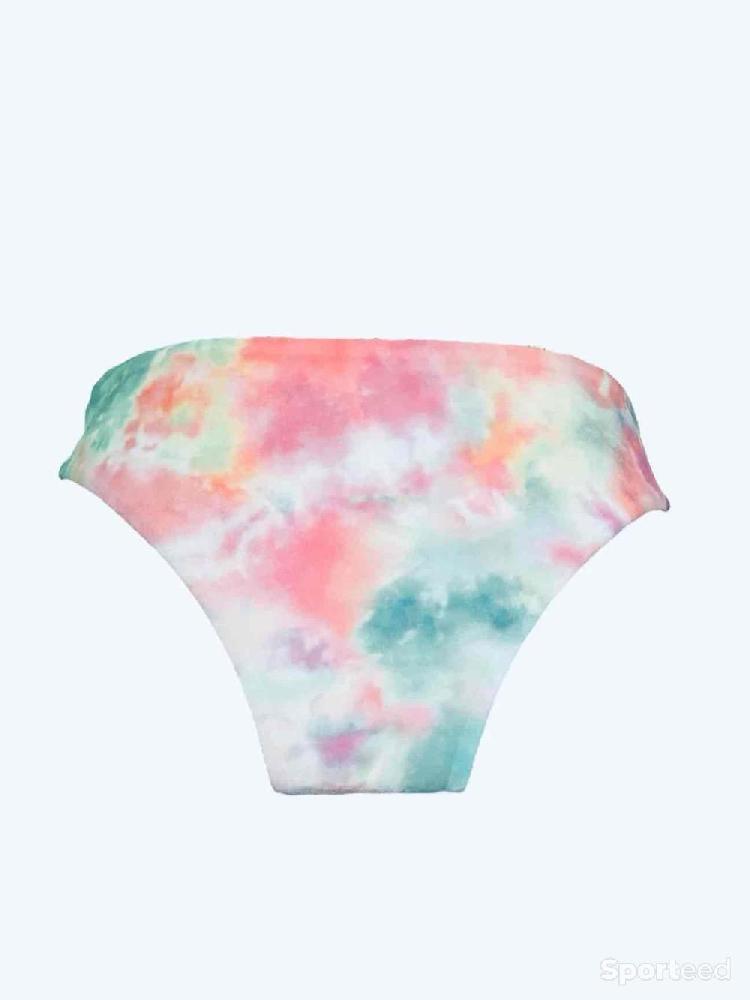 Natation - Bas maillot de bain tie-dye multicolore Coupe Brésilienne Ardène Swim - photo 1